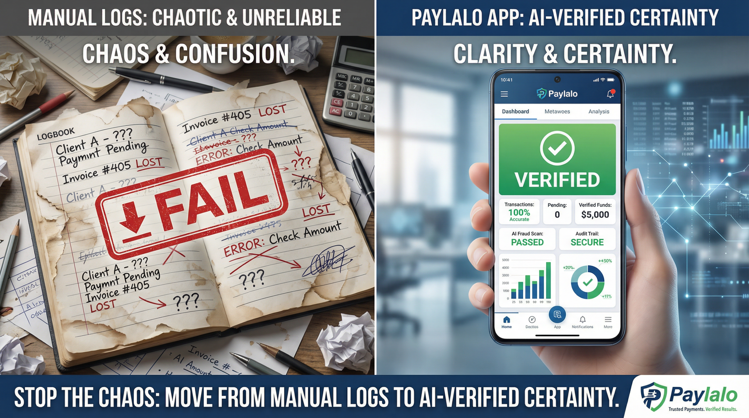AI Face Recognition Attendance Philippines - Manual Logbook vs. Paylalo Digital Dashboard for Secure Employee Clock-In