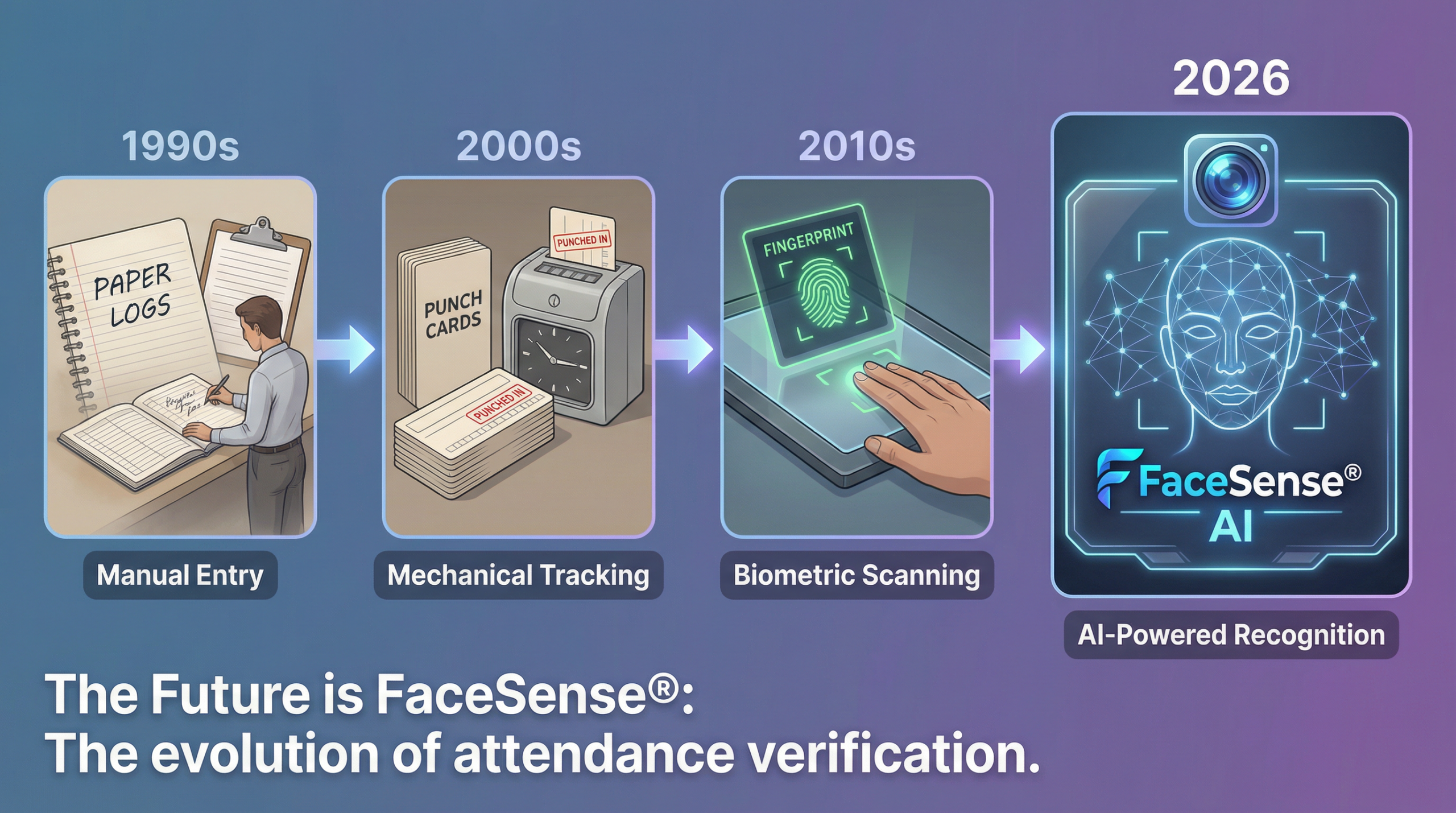 Evolution of Biometric Attendance Philippines - From Fingerprint Scanners to FaceSense® AI Facial Recognition