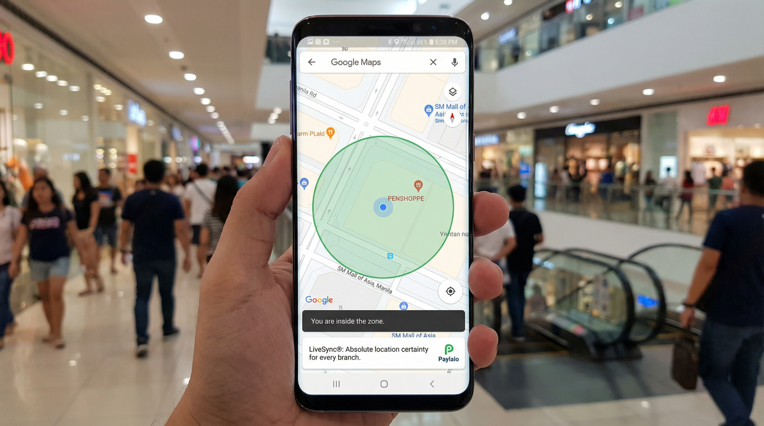 LiveSync® Geofencing for Multi-Branch Management - GPS Attendance for Retail Stores in Philippine Malls